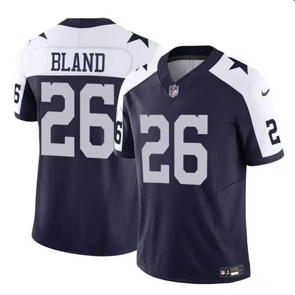 Men & Women & Youth Dallas Cowboys #26 DaRon Bland White Navy 2023 F.U.S.E. Vapor Untouchable Limited Stitched Jersey